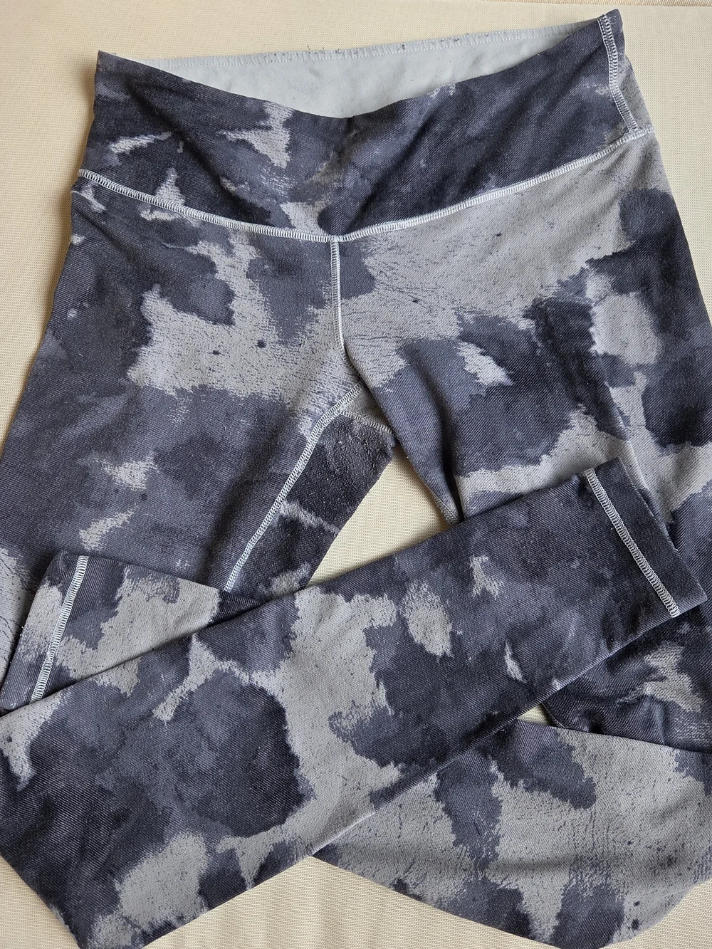 lululemon athletica Gray & Charcoal Camo High-Rise Leggings